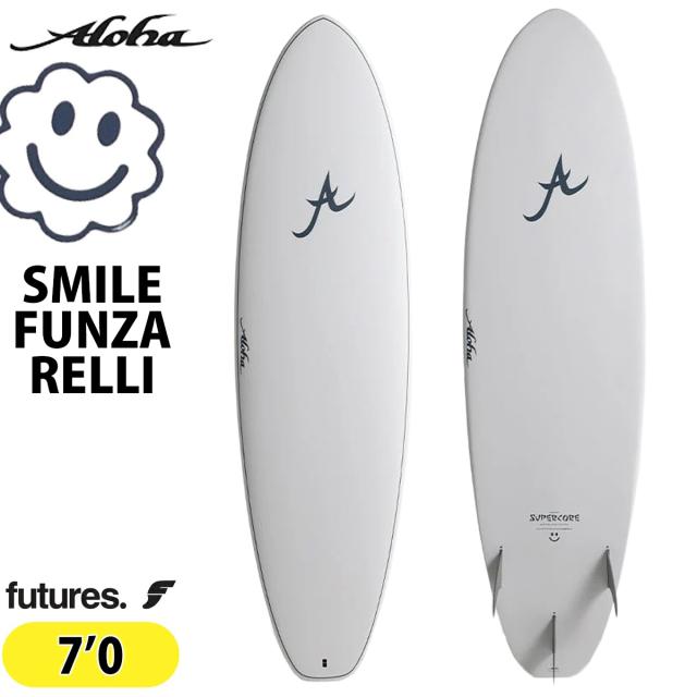 26 ALOHA SURFBOARDS アロハ サーフボード SMILE FUNZARELLI SUPERCORE 7’0 スーパーコア 3fin Futures サーフィン ショートボード 2026年 日本正規品