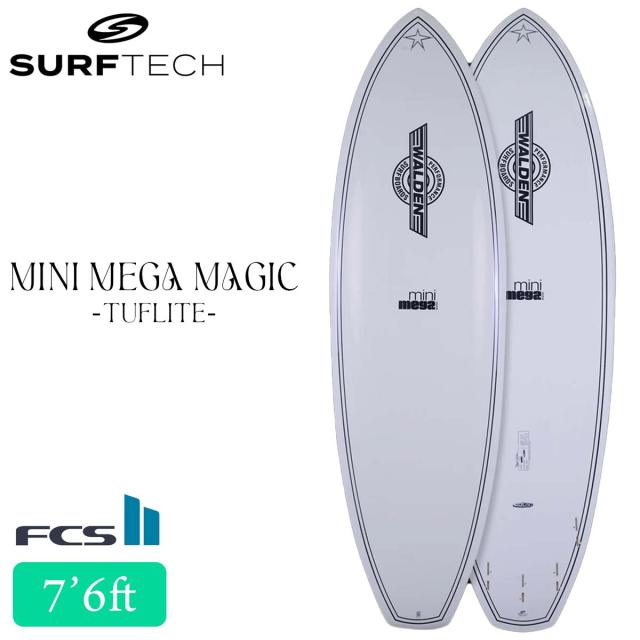 26 SURFTECH サーフテック サーフボード MINI MEGA MAGIC 7'6 7.6 ミニメガマジック EPS ミッドレングス ファンボード サーフィン 板 WALDEN ウォルデン 2026年 日本正規品