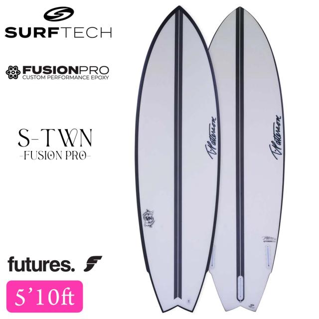 26 SURFTECH サーフテック サーフボード S-TWIN 5'10 5.10 ショートボード サーフィン エスツイン スワローテール 板 EPS FUSION PRO TIMMY PATTERSON ティミーパターソン Futures フューチャー 2026年 日本正規品