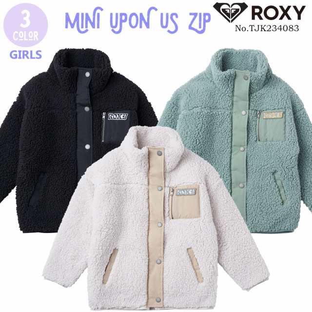 23 FW ROXY ロキシー キッズ ボアジャケット MINI UPON US ZIP 上着