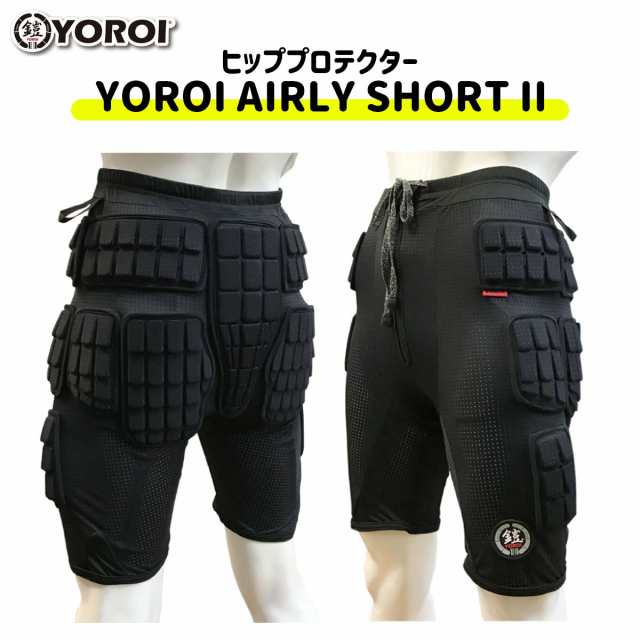 YOROI 鎧 ヒッププロテクター YOROI AIRLY SHORT II ヒップパッド 腰 臀部 保護 ユニセックス メンズ スノー スキー スノボー スケボー