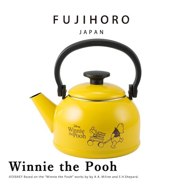 やかん 1.8L ih IH対応 北欧 ヤカン ケトル 富士ホーロー Winnie the Pooh DYQ-1.8k.P (1.8L) IH200V ぷーさん ホーロー 琺瑯 ほうろう くまのプーさんの通販は 5,500円