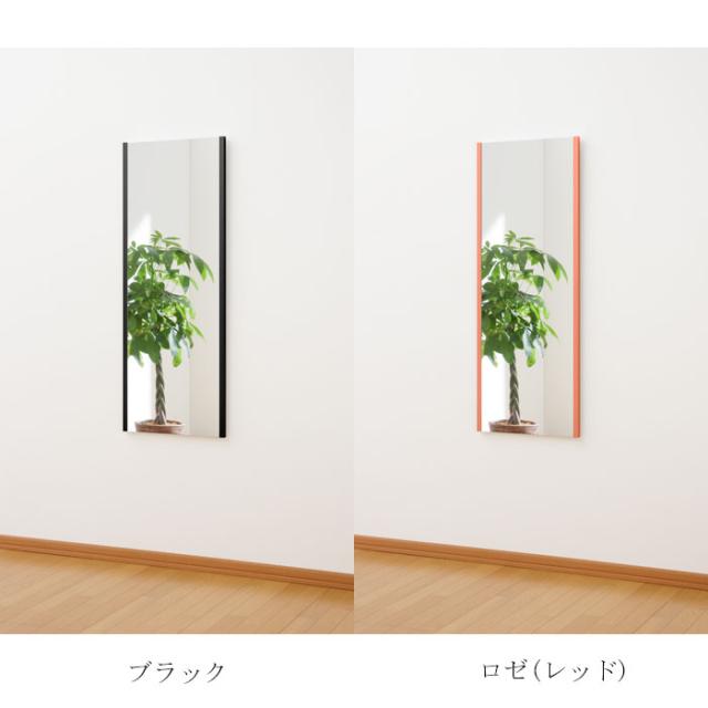 軽い、割れない、クリアに映る 【リフェクスミラー　吊式姿見　45×120cm　(W450)】_6
