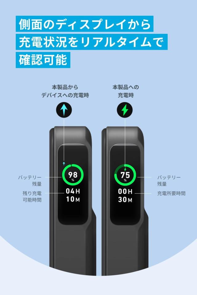 Anker MagGo Power Bank (10000mAh) モバイルバッテリー Qi2認証