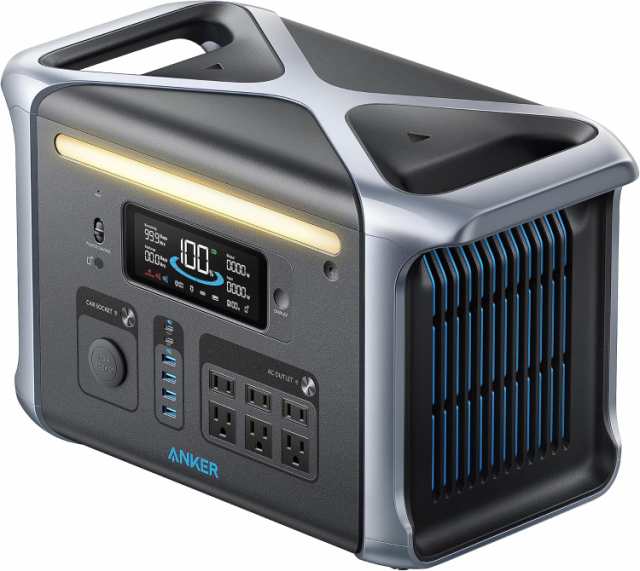 Anker 757 Portable Power Station (PowerHouse 1229Wh) 長寿命 ポータブル電源 リン酸鉄 100V / 1500W