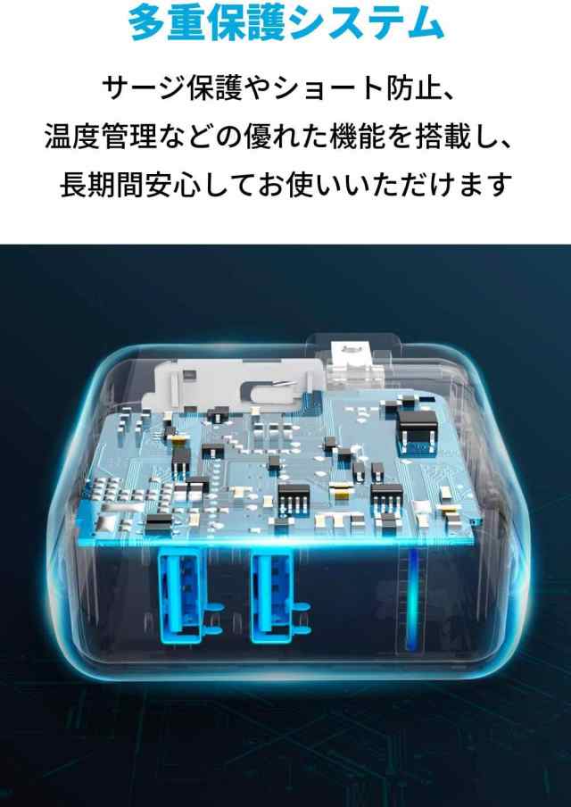 Anker PowerPort 2 Elite (24W 2ポート USB急速充電器)【PSE技術基準適合 PowerIQ  折りたたみ式プラグ】の通販はau PAY マーケット - AnkerDirect