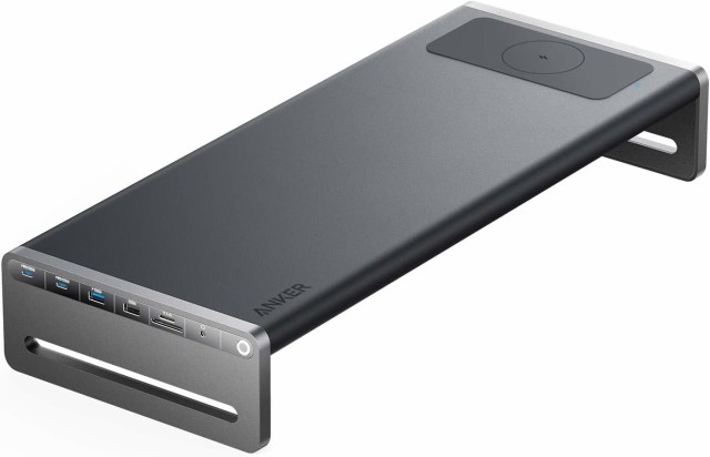 Anker 675 USB-C ドッキングステーション (12-in-1, Monitor Stand, Wireless) モニタースタンド ワイヤレス充電 