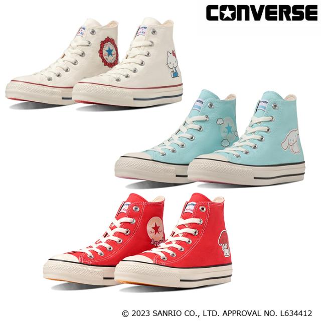 コンバース レディース CONVERSE ALL STAR R HELLO KITTY MY MELODY CINNAMOROLL HI ハローキティ マイメロディ シナモロール ハイカット