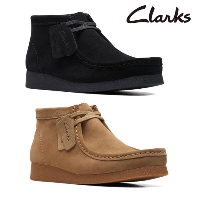 クラークス Clarks メンズ ショートブーツ 26172823/26172824 ワラビーエヴォブーツ WallabeeEVO Bt スエード 正規代理店商品