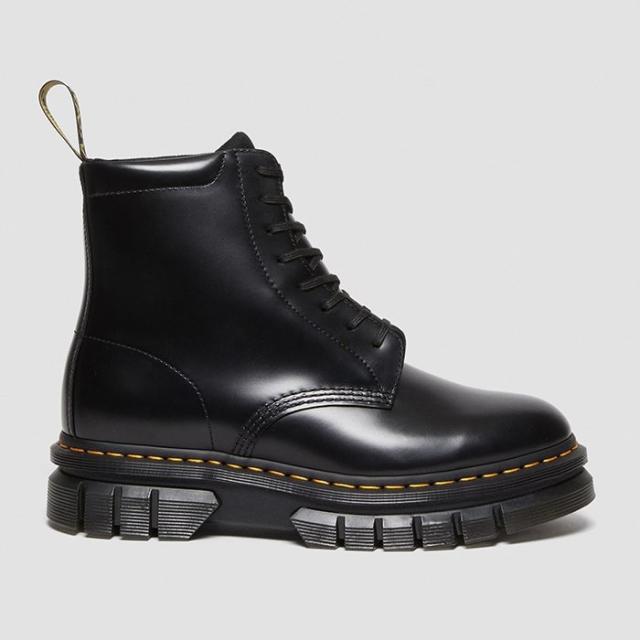ドクターマーチン Dr.Martens 27833001 RIKARD POLISHED SMOOTH 8I 8 ホール ブーツ ブラック 靴 厚底 ショートブーツ カジュアル 本革 おしゃれ_1