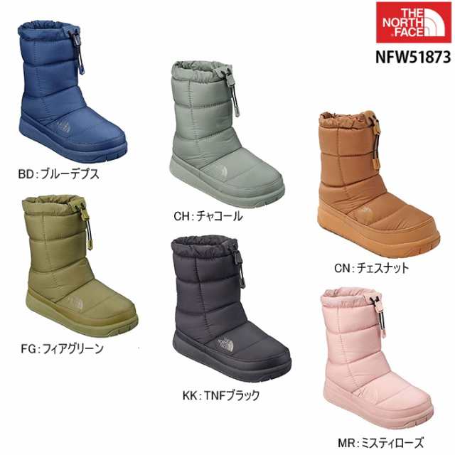 ザ・ノースフェイス ヌプシブーティーウォータープルーフ VI THE NORTH FACE W Nuptse Bootie WP VI NFW51873