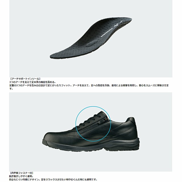 ミズノ MIZUNO レディース ウォーキングシューズ LD40 VI SW 4E相当