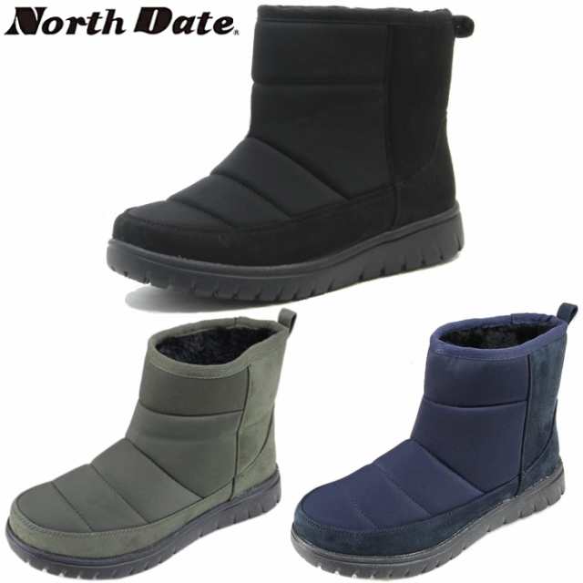ノースデイト North Date メンズ ブーツ 防水 防滑 防寒 ウインターブーツ KH-37513の通販は