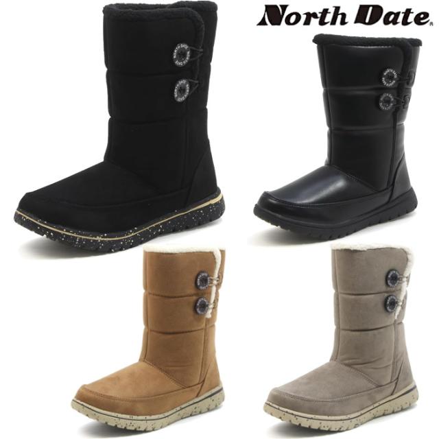 ノースデイト North Date レディース ブーツ 防水 防滑 防寒 スパイク付き ウインターブーツ KH-38012の通販は 6,970円