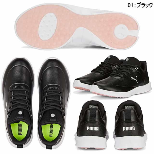 プーマ PUMA レディース ゴルフシューズ ウィメンズ ゴルフ ラグナフュージョン WP ラバーソール スパイクレス シューズ 377530