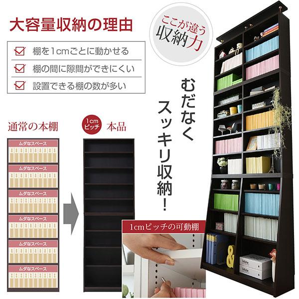 送料無料 本棚 薄型 90幅 文庫本 ラック 上置きセット 壁面収納 収納家具 本収納 文庫本 漫画 Cd Dvd つっぱり スリム 1cmピッチの通販はau Pay マーケット K3ファニチャー