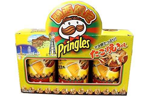 Pringles プリングルズ たこ焼き味 関西限定 3缶入 大阪 お土産 お