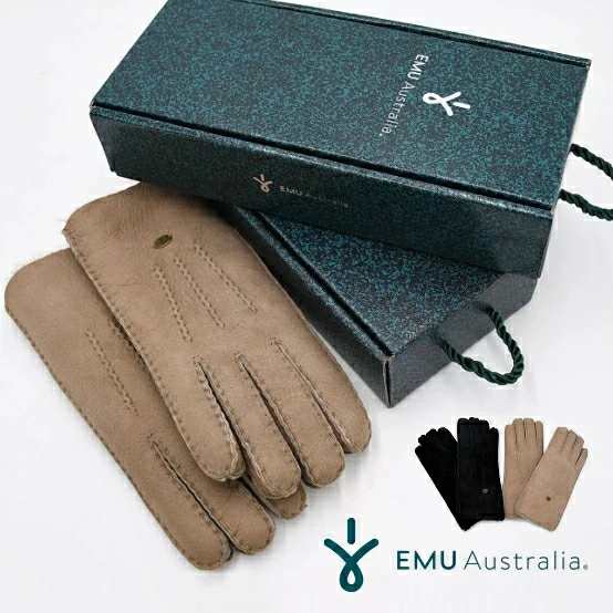 EMU Australia エミュー エミュ 手袋 グローブ BEECH FOREST GLOVES W1415 ビーチフォレストグローブ シープスキン ムートン