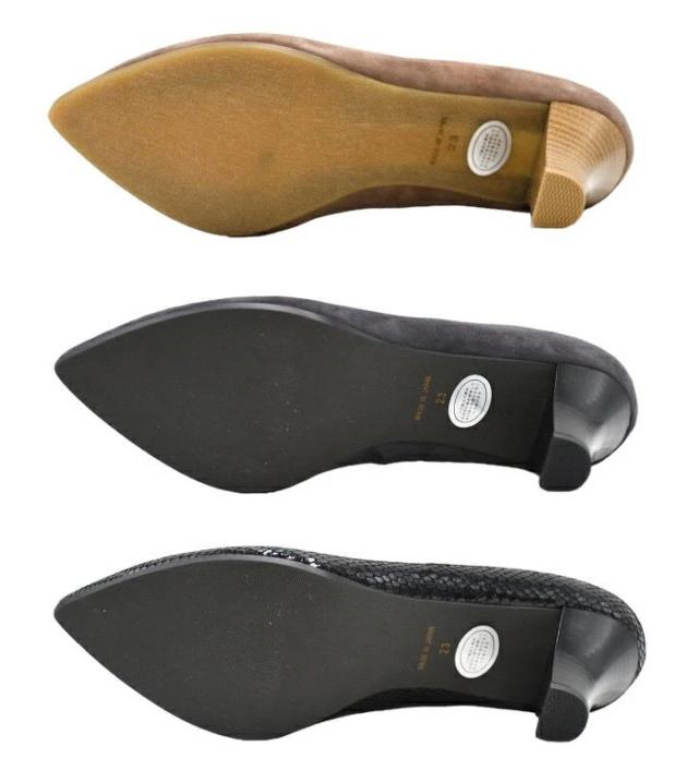 ポインテッドトゥパンプス R-1493 6.5cm ヒール 日本製 スエード ブラック リザード 型押し 結婚式 二次会 パーティ 入学式 卒業式 本革 浅草製 日本製 レディース 靴 美脚 通勤