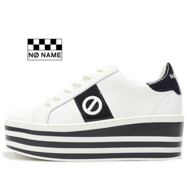 No Name ノーネーム 厚底 スニーカー レザー ホワイト ブラック Boost White Blk ブースト プラットフォーム 美脚 レディース 靴の通販はau Pay マーケット Shoebreak