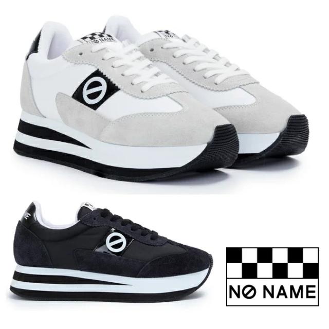 ノーネーム スニーカー FLEX-00101 (-22101) flex00101 フレックス ヒールスニーカー 厚底 美脚 ブラック ホワイト 履きやすい 歩きやすい