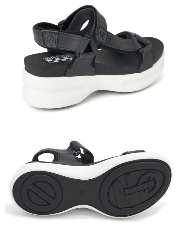 No Name ノーネーム スポーツサンダル Concrete コンクリート ブラック 軽量 サンダル 厚底 美脚 脚長 レディース 靴の通販はau Pay マーケット Shoebreak