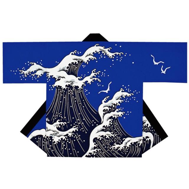 よさこい衣装 半纏 波 かもめ ブルー 60341の通販は 7,550円