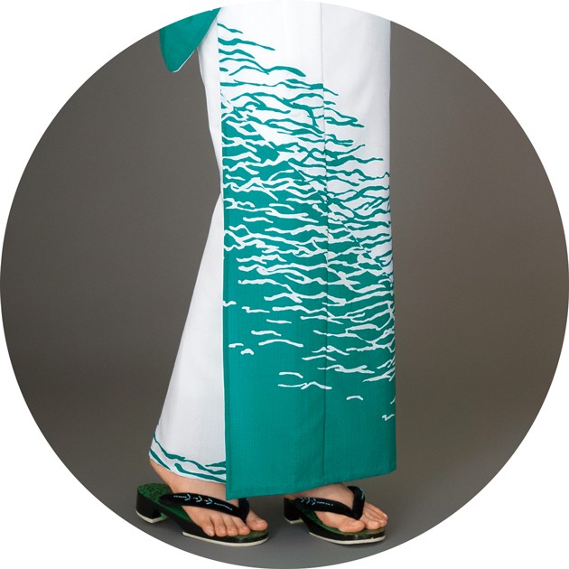 渡良瀬清流染ゆかた 浴衣 清涼素材 お揃いゆかた 仕立て上がりの通販は