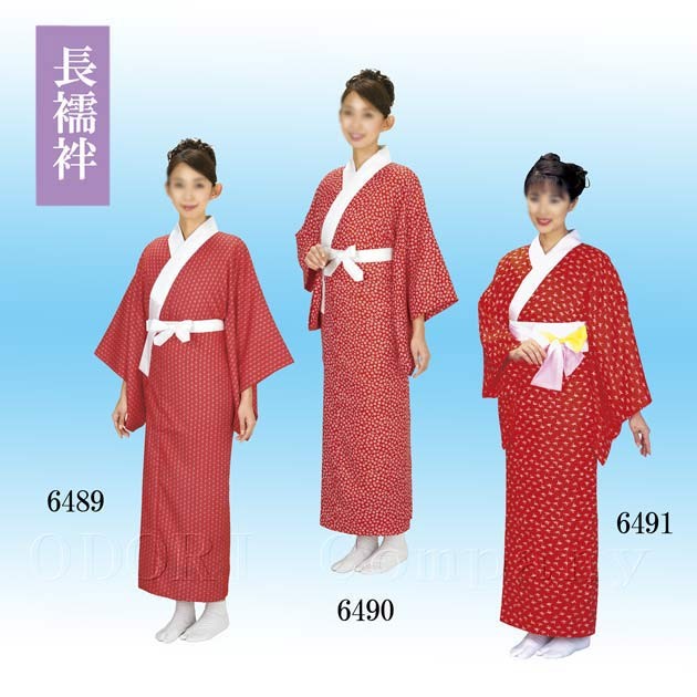 長襦袢 仕立上がり 赤 小紋 和装下着の通販は 11,154円