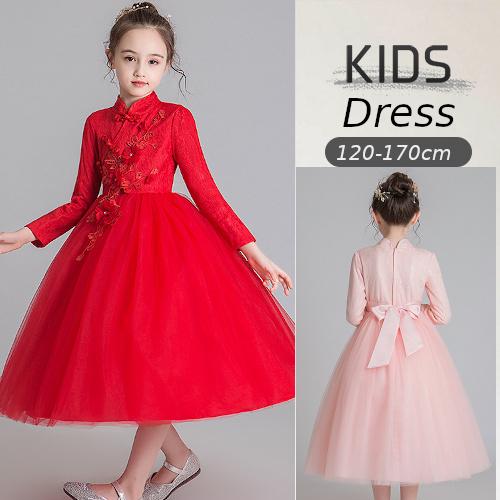 2色 ピンク レッド ロングドレス 子供服 ピアノ 発表会 結婚式 ワンピース おしゃれ 安い フォーマル ガール ロングの通販はau Pay マーケット Hatcy Store