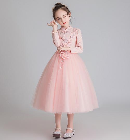 2色 ピンク レッド ロングドレス 子供服 ピアノ 発表会 結婚式 ワンピース おしゃれ 安い フォーマル ガール ロングの通販はau Pay マーケット Hatcy Store