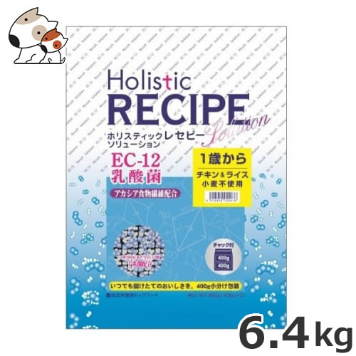 ●2個セットパーパス ホリスティックレセピー EC-12乳酸菌 チキン＆ライス 犬用 6.4kg×2個セット