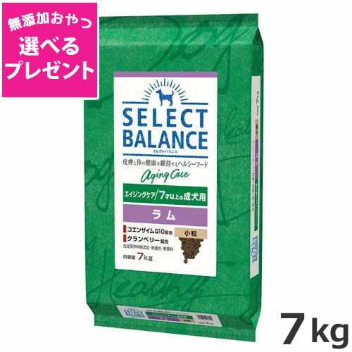 【選べる無添加おやつプレゼント】ベッツ・チョイス セレクトバランス エイジングケア ラム 小粒 7kg