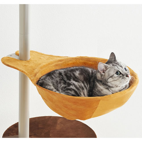 ボンビアルコン キャットポール 猫用 キャットタワー キャットツリー 省スペース 組立式