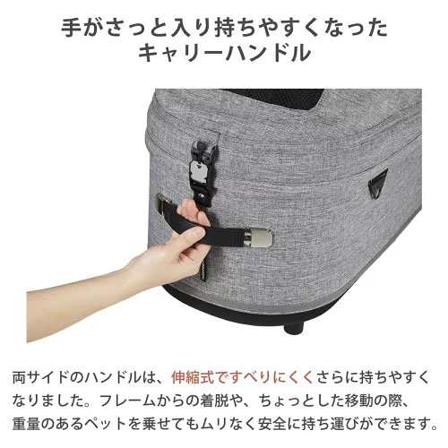 今なら専用レインカバープレゼント！ GMP エアバギー フォー ペット ドーム3 ブレーキ レギュラー Rサイズ AirBuggy for PET DOME3 SET REGULAR ペットカート 12kgまで 小型犬多頭 ゆったり 通院 旅行の通販は