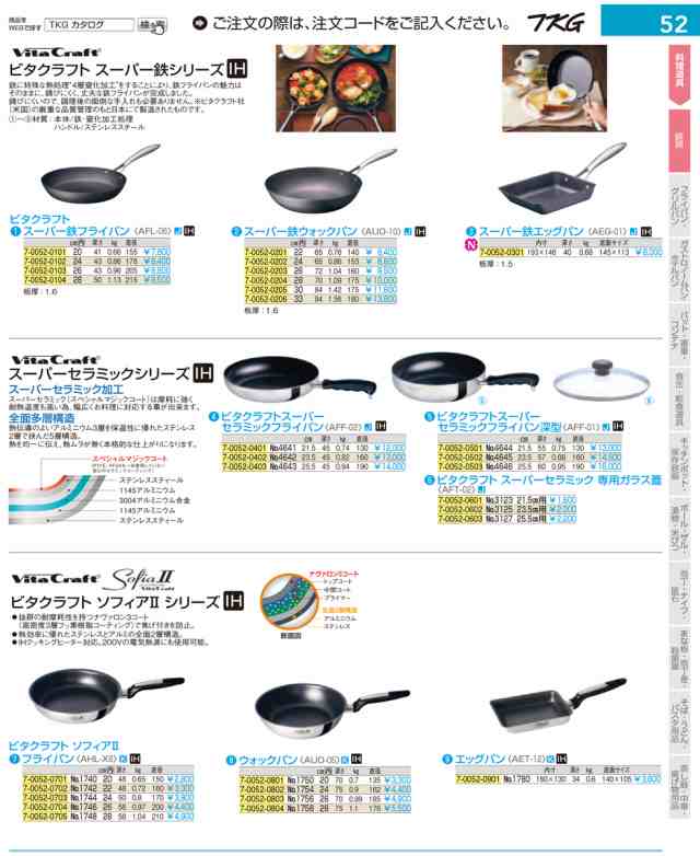 ビタクラフト ソフィアｉｉ フライパン No １７４８ ２８cm 7 0052 0705 6 00 1005 の通販はau Pay マーケット 厨房用品のプロショップナガヨ