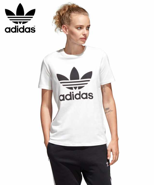 メール便ok アディダス Adidas トップス トレフォイルtシャツ Trefoil Tee レディース 半袖 カットソー ロゴt プリントt Cv98 正規品 の通販はau Pay マーケット Donoban