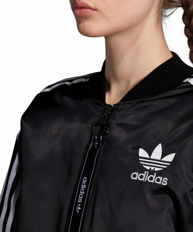 アディダス Adidas アウター ロングボンバージャケット Long Bomber Jacket レディース スリーライン ロゴ トップス ジャケットの通販はau Pay マーケット Donoban