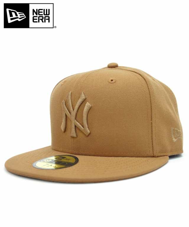 New Era ニューエラ キャップ 59fifty ニューヨーク ヤンキース ウィート トースト メンズ Mlb ロゴ コラボ 送料無料の通販はau Pay マーケット Donoban