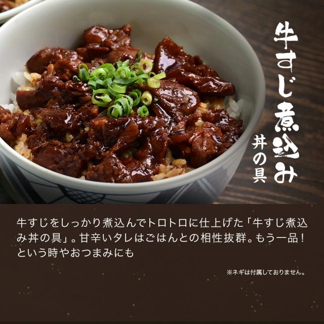 牛丼・角煮・カルビ・生姜焼き・豚キムチ 等、丼の具 10種類 30食セット【豚塩カルビ・豚角煮・牛すじ煮込み・牛カルビ・豚生姜焼き・豚キムチ・牛すき焼き・牛丼・サーモンたたき・海鮮】 BBQ バーベキュー 食材_9