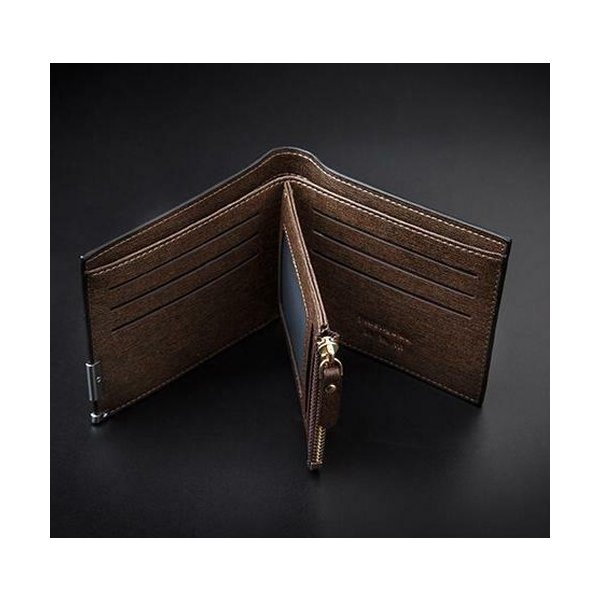 財布 二つ折り財布 メンズ 小銭入れ コインケース レザー ブラウン 茶 おしゃれ 小物の通販はau Pay マーケット Skkストア