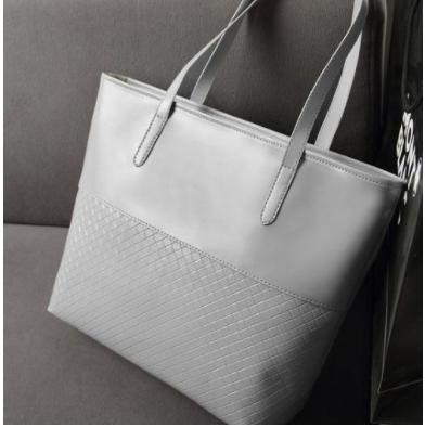 トートバッグ 手提げバッグ ショルダーバッグ レザー メンズ レディース グレー バッグ 編み込み 鞄 かばんの通販はau Pay マーケット Skkストア