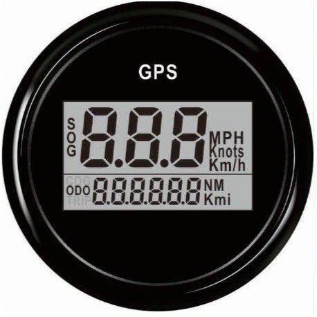 スピードメーター GPS ボート用 デジタルオドメーター 直径52mm スピードメーター GPS ボート用 デジタルオドメーター 直径52mmの通販