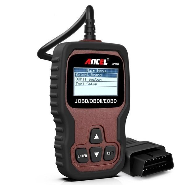 カー スキャナー 故障診断ツール Ancel JP700 OBD2 ホンダ トヨタ 日産 三菱 コードリーダーの通販は 6,649円