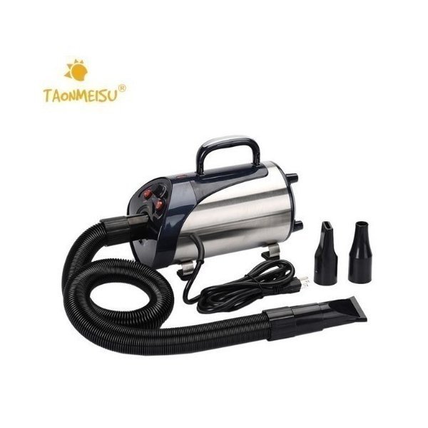 2800W　ペット用ヘアドライヤー　低騒音　ノズル付　犬・猫用　グルーミングドライヤー　エアフォースドライヤー　ヒーター