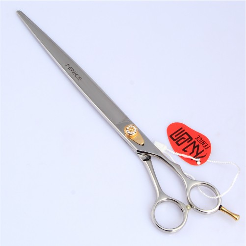 トリミング ハサミ 犬 猫 ペット Fenice Japan 440C ステンレス鋼 耐久性 ハイエンド  Gold  Screw 10 inch