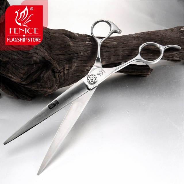 トリミング ハサミ 犬 猫 ペット Fenice Japan 440C ステンレス鋼 ハサミ左利き用犬 ヘアカット 7 inch_2