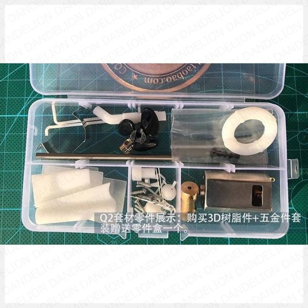 プラモデル 船 電動 ミニプッシュボート 1/18スケール モデルキット シミュレーション_3