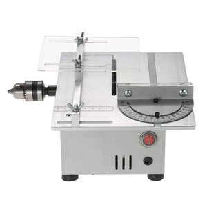 切断機 多機能ミニテーブル 小型卓上丸鋸盤 チェンソー カッター グラインダー 7000RPM 木工 DC24V