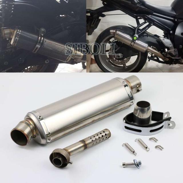 ユニバーサル38-51ミリメートル吉村排気マフラーパイプATVピットダートバイク用100CC-1000CC GPスクーターバイクパイプの通販は